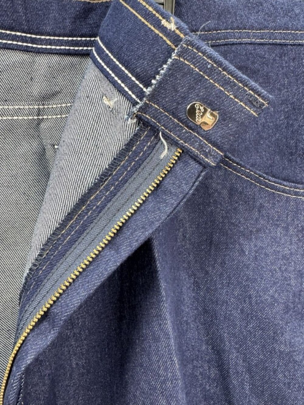 Vintage Wrangler Hero Jeans Mens 48x30 Blue Dark Wash Stretch USA 85498PS NEW - Picture 4 of 11